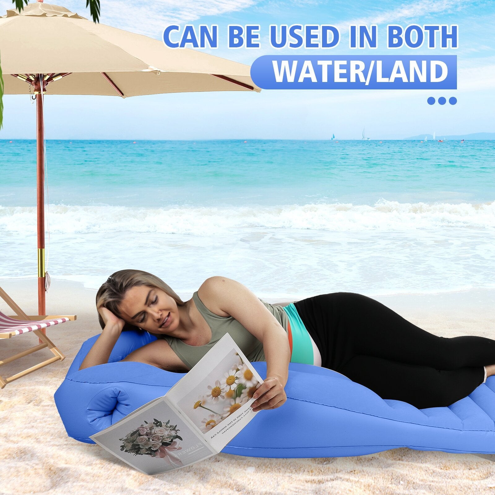 Pregnant Woman Air Mattress with Abdominal Hole,Thebest for Prone Sleep, PVC Inflatable Maternity Mattresstummy Concaveandconvexcomfortable Pregnant Woman O-Type Sleepingpillow Inflatablesleeping Mat