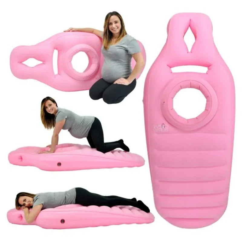 Inflatable Pregnancy Mattress with Belly Hole – Comfortable and Safe Rest for Expecting Moms